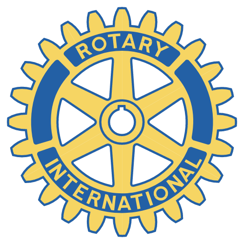 rotary logo blue gold