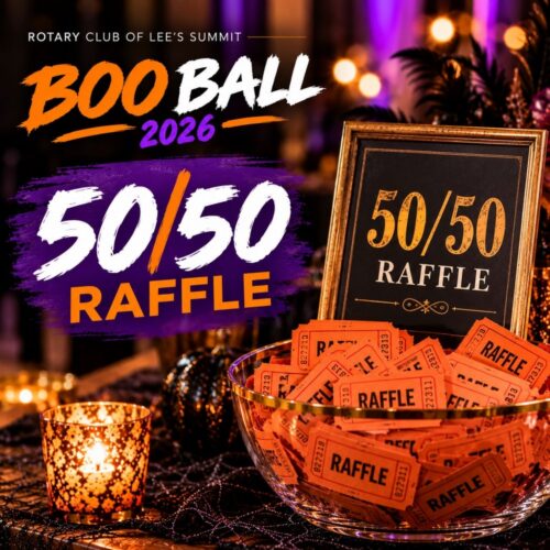 50/50 raffle ticket